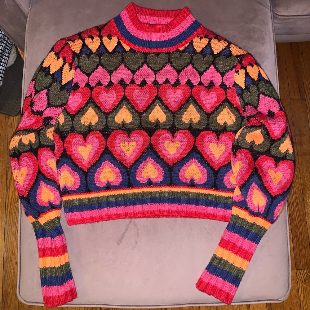 FARM Rio Full of Hearts Sweater